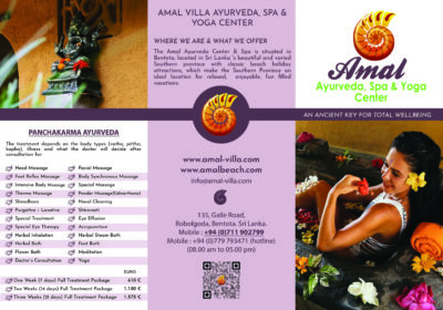 Spa Trifold Brochure Template 2