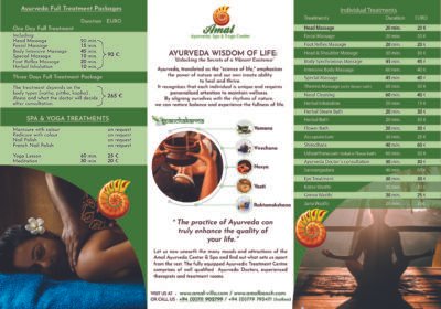 Spa Trifold Brochure Template 2